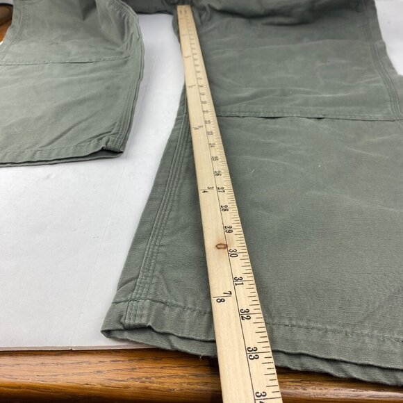 NWT Key Men’s Ripstop Dungaree Double Knee Pants 50 x 32 Relaxed Fit Green - Picture 4 of 10